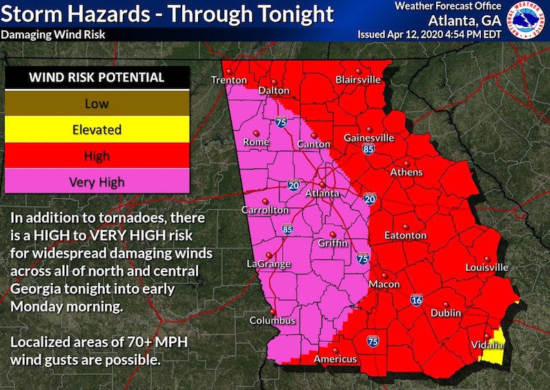 Cobb in highrisk area for severe weather, tornadoes East Cobb News