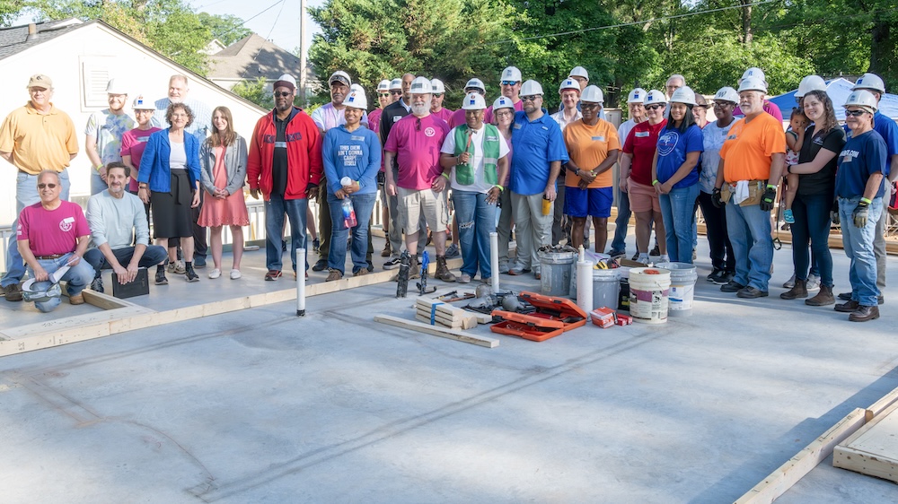 Cobb Interfaith Habitat Coalition Begins Work On Th House East Cobb