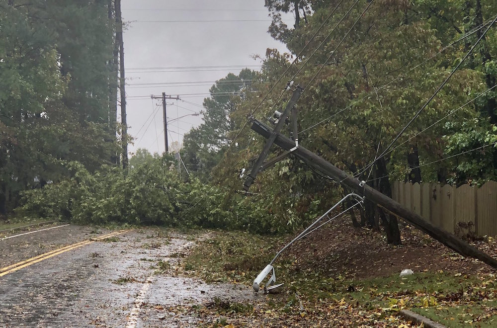 Cleanup begins as East Cobb gets clobbered by Hurricane Zeta - East ...