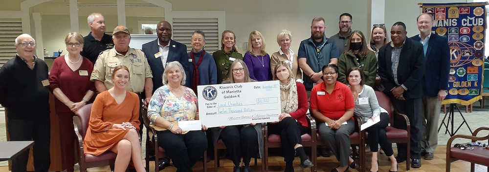 Marietta Golden K Kiwanis Club donates $12K to local charities - East ...