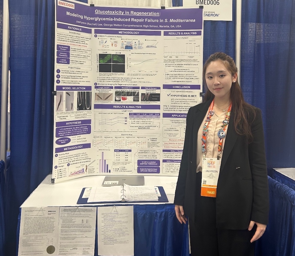Walton student wins award at pre-college STEM competition
